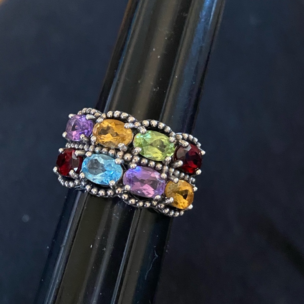 Effy Multiple Oval Gemstone Ring - image 1